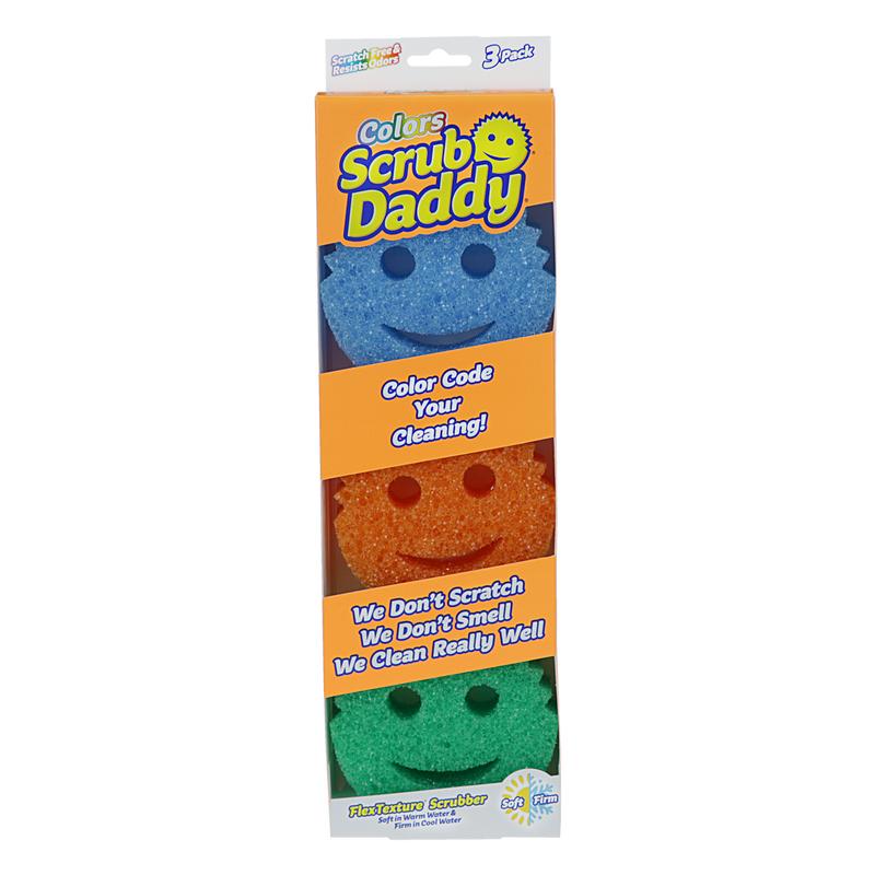 Scrub Daddy Color Scrubber Sponges  (3ct) Multicolor