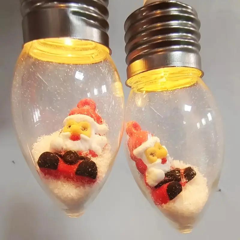 Christmas Wish Ball Light, 1 Count Battery Powered Cute Christmas Hanging Light, Decorative Light for Home Party Festival, Home Decor Supplies