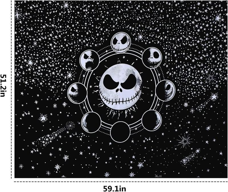 Black and White Tapestry, Tapestry Nightmare Before Christmas 59