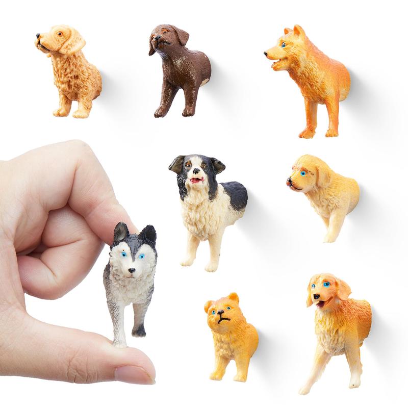 Dog Design Fridge Magnet, 8 Counts set Cute Dog Magnet, Funny  Magnet for Refrigerator, Home, Room, Kitchen, School