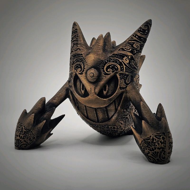 Mega Gengar 3d Printed Pokemon Statue