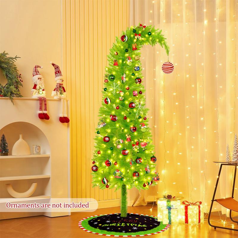 Flocked Green Christmas Tree 6ft | Create a Cozy Winter Wonderland | Perfect Festive Decor for Home, Office & Holiday Parties