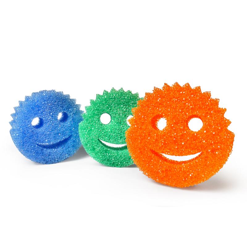 Scrub Daddy Color Scrubber Sponges  (3ct) Multicolor