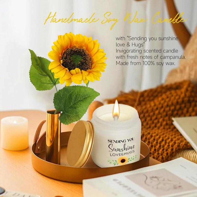 Birthday Gifts for Women, Get Well Soon Gifts Sending Sunshine Sunflower Gift Baskets Self Care Gifts for Women  Friends Bestie Sister Mom Female