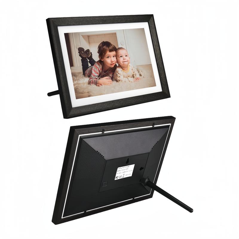 Christmas Gift WiFi Digital Touchscreen Photo Frame with Gift Box, 1280 * 800IPS HD Cloud Smart Digital Photo Frame,32GB Storage, Wall Mountable, Auto-Rotate,Easy to Share Photos or Videos via Biu Frame APP