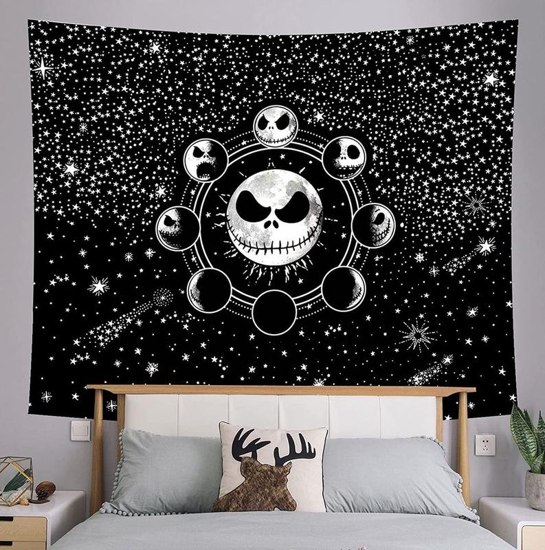 Black and White Tapestry, Tapestry Nightmare Before Christmas 59