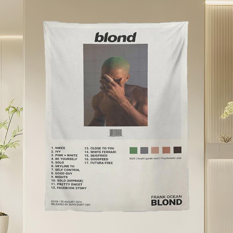 BLOND Album Cover Tapestry 3*5FT Polyester Wall Art Tapestry Decorate Bedroom Modern Home Wall Hanging Tapestry