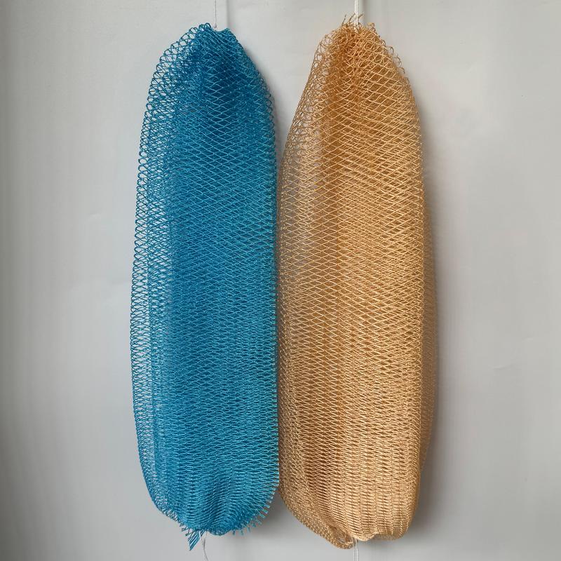 2 PCS Mixed Colors African Exfoliating Net Sponges, African Bath Sponges