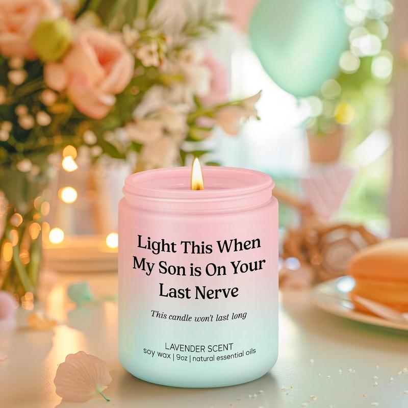 Scented Candle, Daughter in Law Gifts - Funny Wedding, Birthday, Christmas Gifts for Daughter in Law, Sons Girlfriend, Future Daughter in Law - Daughter in Law Gifts from Mother in Law