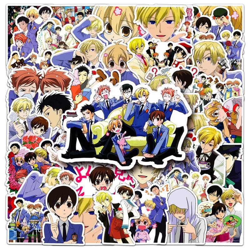 Anime Character Pattern Sticker, 50pcs set Waterproof Self Adhesive DIY Sticker, Decor Sticker for Gift Greeting Card Water Bottle Laptop Phone