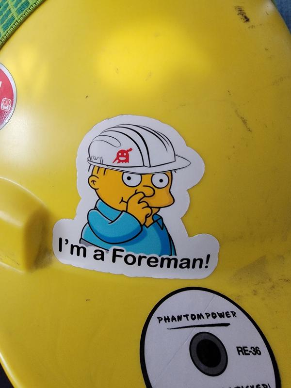 I'm a Foreman sticker, Toolbox Sticker, Mechanic sticker, Hard Hat Sticker, Construction Stickers, Pipeline Sticker, Special Crew Sticker, Funny Stickers, Meme sticker, Sticker For Laptop, Water Bottle, Hydroflask