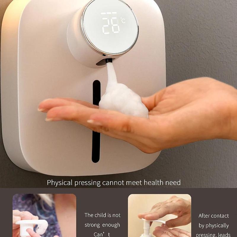 Smart Wall Mounted Automatic Hand Sanitizer, USB Rechargeable Non-contact Hand Sanitizer, Universal Accessories for RV Travel Camping