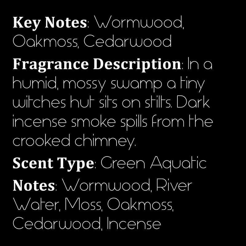 Swamp Witch - Wormwood, Oakmoss, Cedarwood - Rollerball Perfume Oil