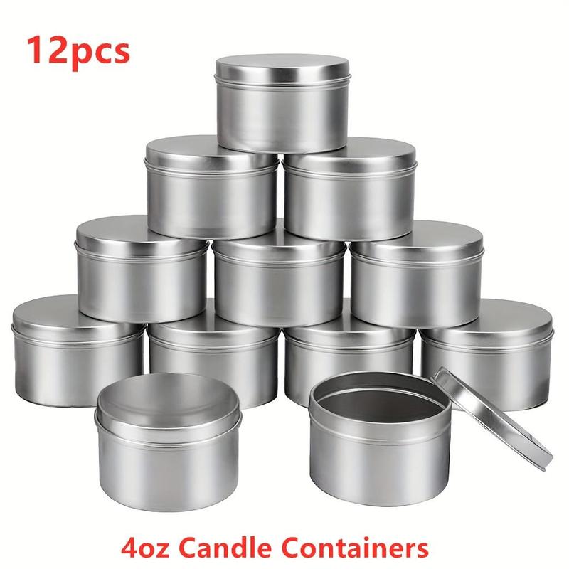 Candle Container, 12pcs set Candle Jar, DIY Candle Making Container, Storage Container for Home Decor, Holiday Gift