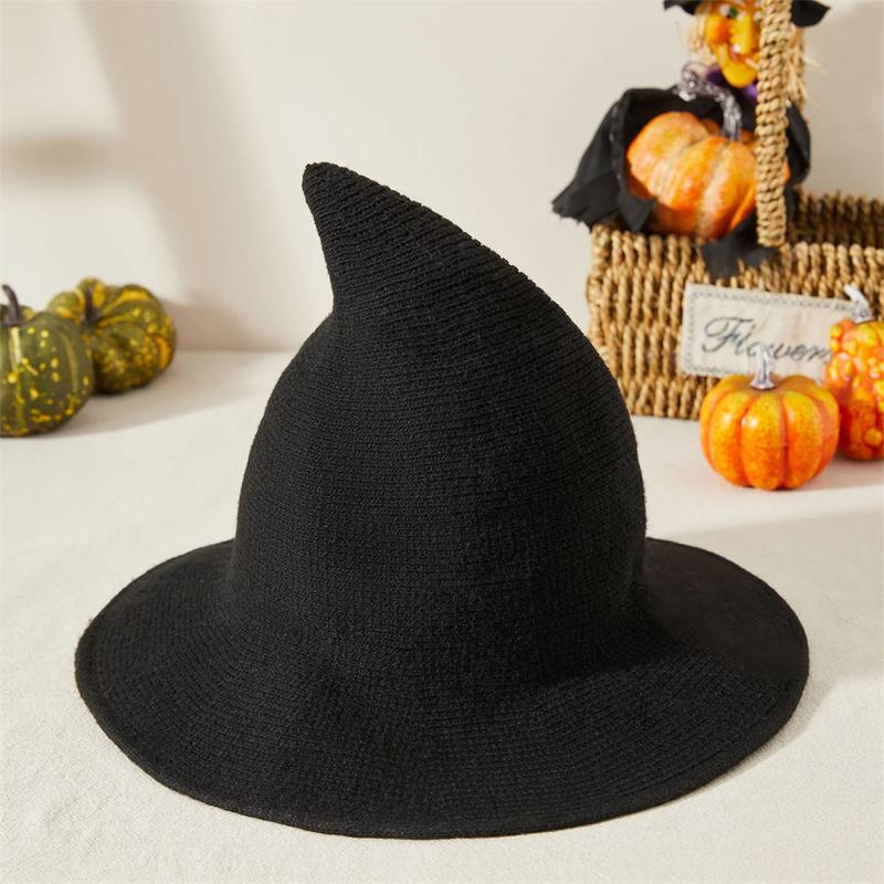 Halloween witch hat, Halloween costume hat, Halloween decoration hat, creative witch hat, witch hat accessories, wide brim costume party hat decoration Light Masks Light Masks Gift