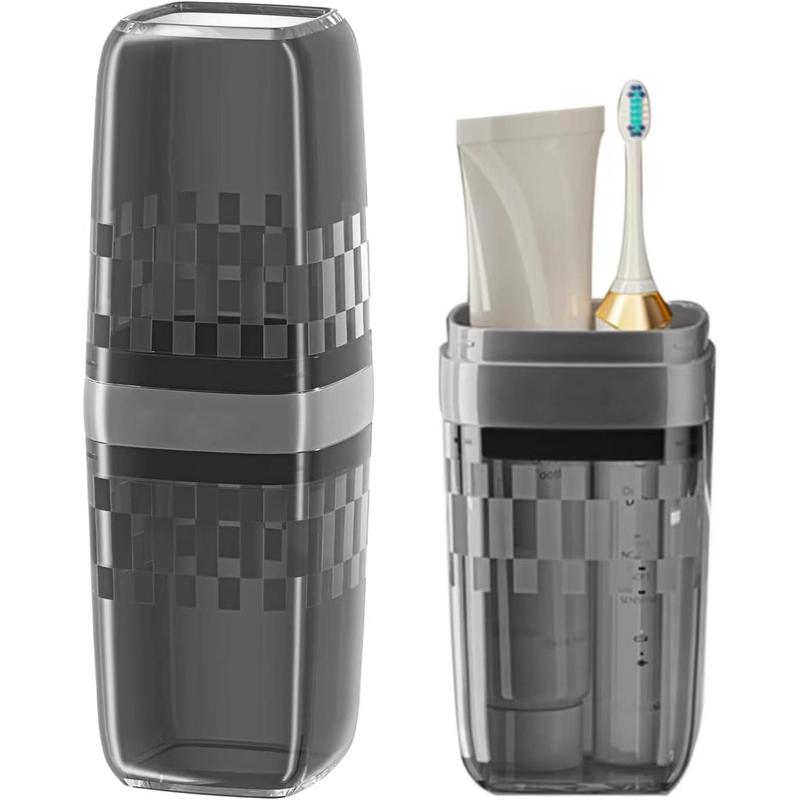 Toothbrush Covers - Travel Toothbrush Case, Electric Toothbrush-Portable Toothbrush Holder with Cover Toothbrush Cup for Home,Shcool, Vacation and Gym(Clear) Bottles