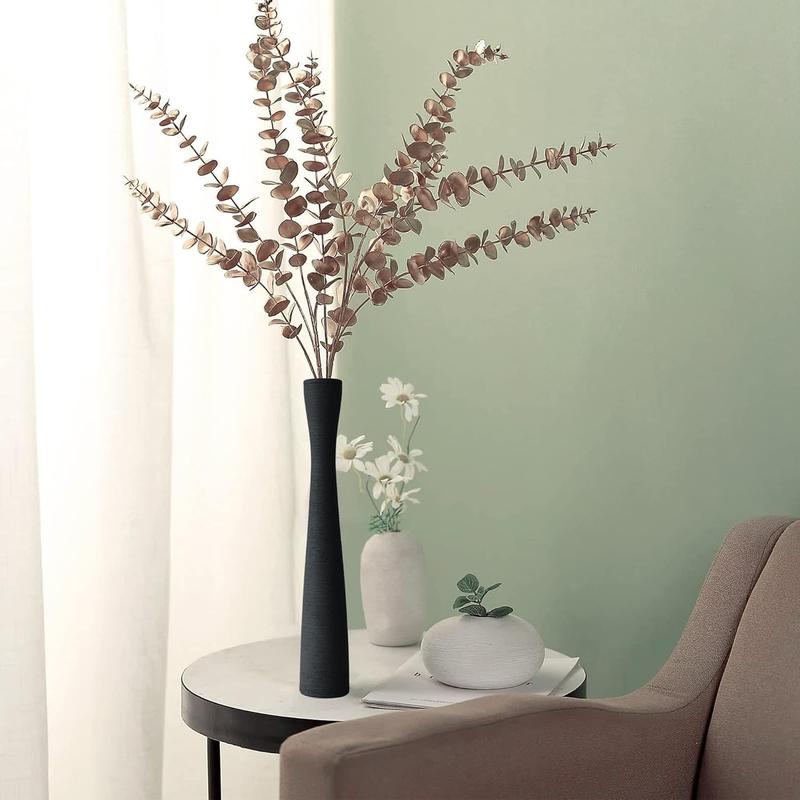 Tall Ceramic Floor Vase for Pampas Grass - Modern 40cm Flower Vase