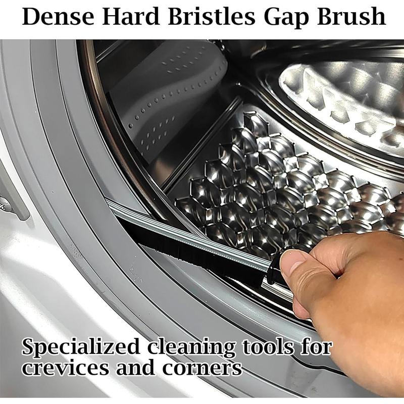 Hard Bristle Crevice Cleaning Brush, 11 count Multifunctional Gap Cleaning Brush Tool Kits for Household, Full Sets Crevice Cleaning Brush for Kitchen Bathroom Toilet Crevice, Practical and Durable