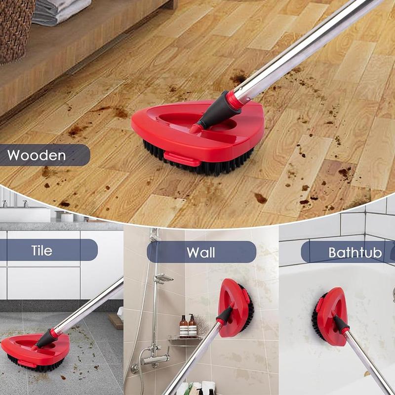 Spin Mop Replace Brush Head Parts, Hard Bristle Cleaning Brush Head for Bathroom Kitchen Tile