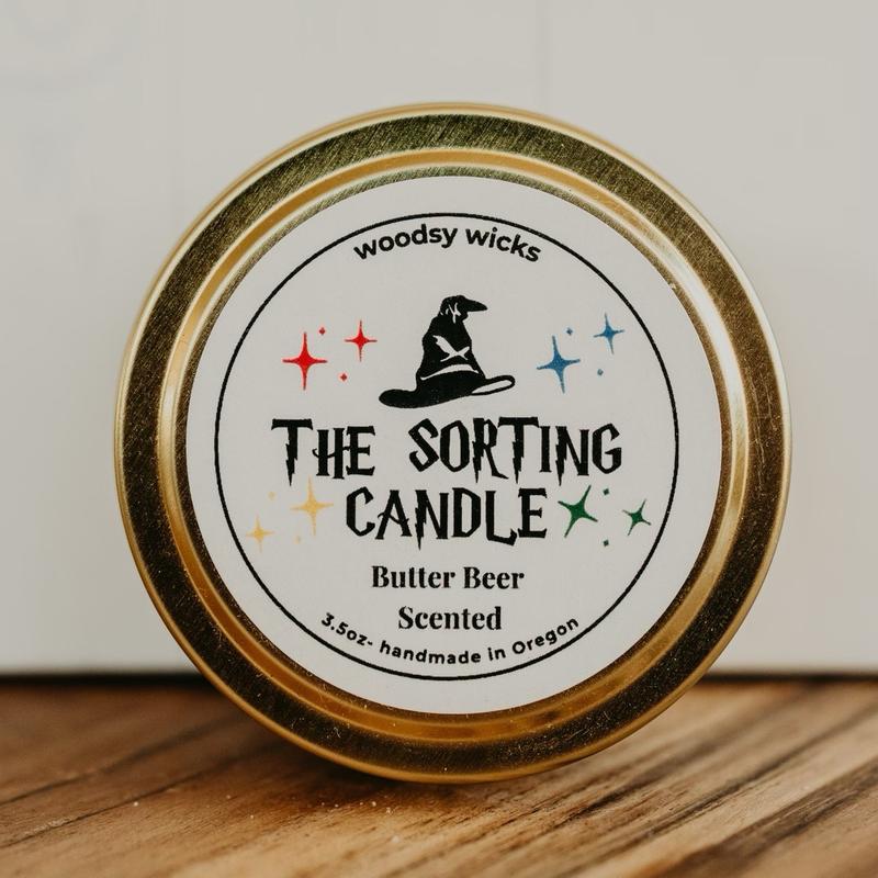 The Sorting Candle - Butter Beer Scented candle