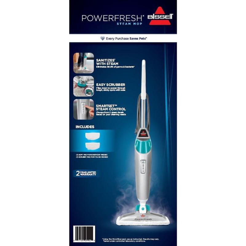 PowerFresh Scrubbing and Sanitizing Steam Mop 19405, 1 Unit