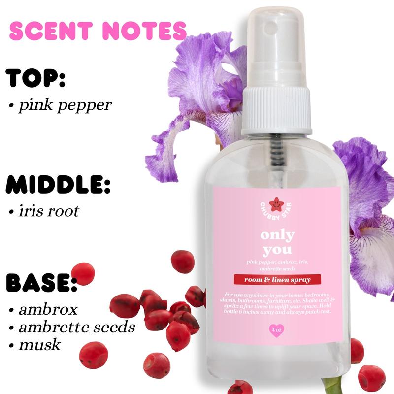 Room & Car Sprays - Select Your Scent - Long Lasting Fragrant Room Spray, Linen Spray, and Car Spray Cream Tree