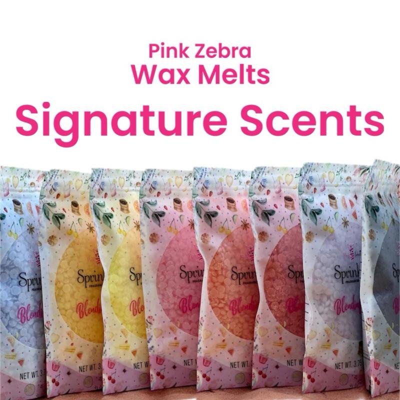 Pink Zebra Sprinkles - Signature Scents - 3.75oz bag of soy non toxic wax - Candle alternative