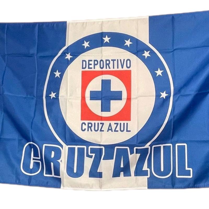 Cruz Azul Soccer Banner - 3x5 Ft, Indoors and Outdoors Soccer Flag la maquina