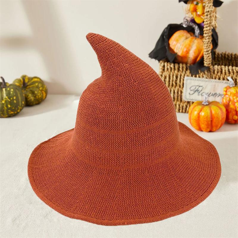 Halloween witch hat, Halloween costume hat, Halloween decoration hat, creative witch hat, witch hat accessories, wide brim costume party hat decoration Light Masks Light Masks Gift