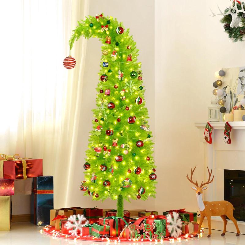 Flocked Green Christmas Tree 6ft | Create a Cozy Winter Wonderland | Perfect Festive Decor for Home, Office & Holiday Parties，Black Friday Deal.