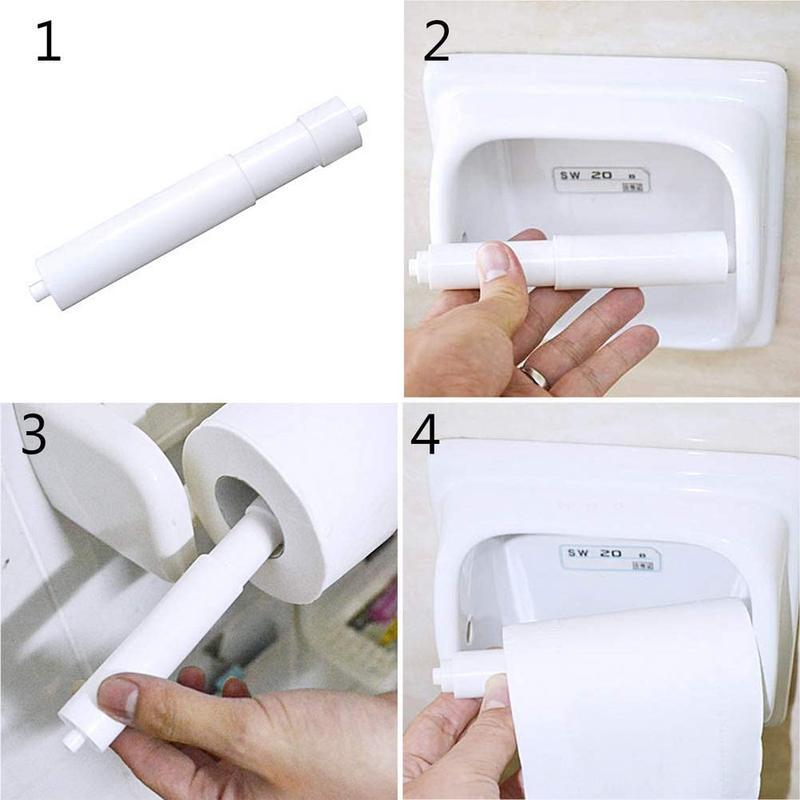 Toilet Paper Holder Roller, 2pcs Adjustable Toilet Paper Rod Replacement, Home Organizers Supplies