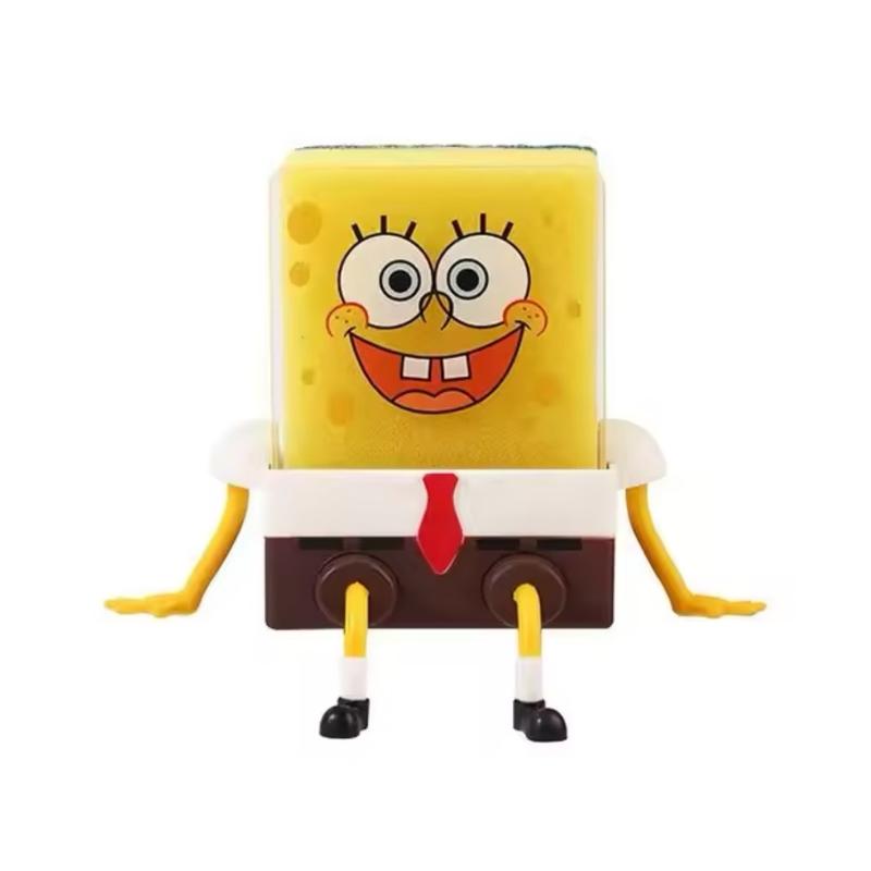 SpongeBob Sponge Holder with Sponge Kitchen Essentials Bathroom Organizer - Home Organizer home accessory Racks Gift