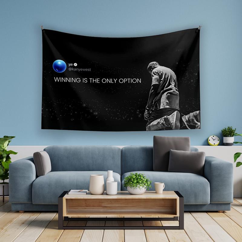 Kanye Flag Banner Winning Is The Only banner Option Tapestry 3x5 Ft Decor