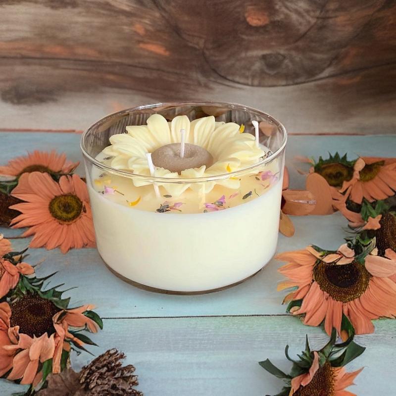 24 oz. Sunflower Candle