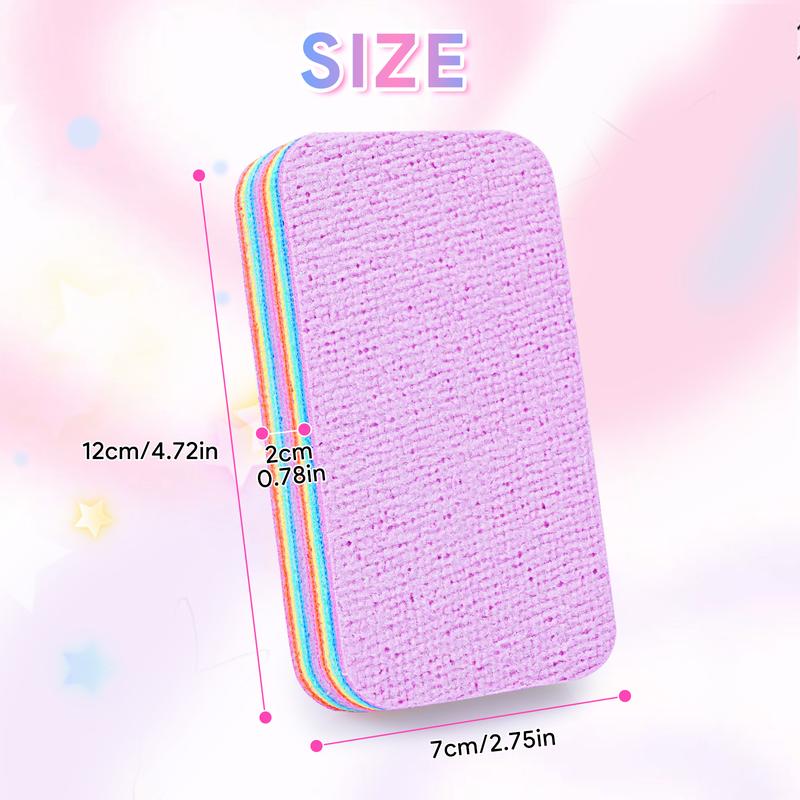 KEEPOW Rainbow Sponge Reusable Multifunctional 12-Layer  Comfortable Water Molecule Rainbow Cleaning Cloth