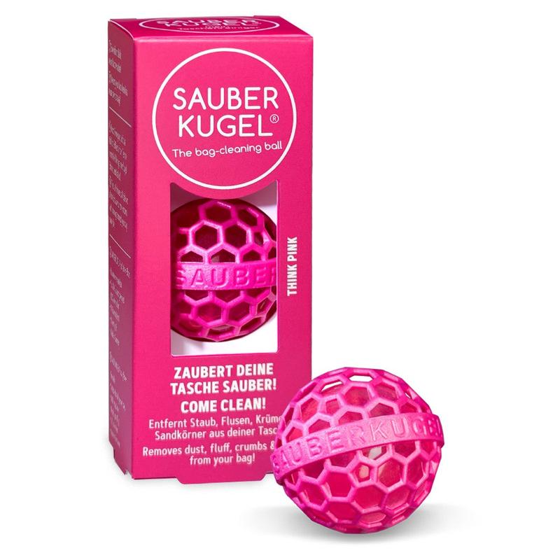 Sauberkugel - The Clean Ball - Keep your Bags Clean - Sticky Inside Ball Picks up Dust, Dirt and Crumbs in your Purse, Bag, Or Backpack Accessories Laundry Plastic