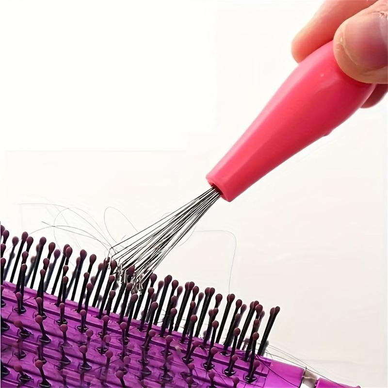 Hairbrush Cleaning Rake, 1 Count Hair Brush Cleaning Comb, Hair Remover Cleaning Tool, Hair Comb Cleaning Tool, Bathroom Gadgets Supplies