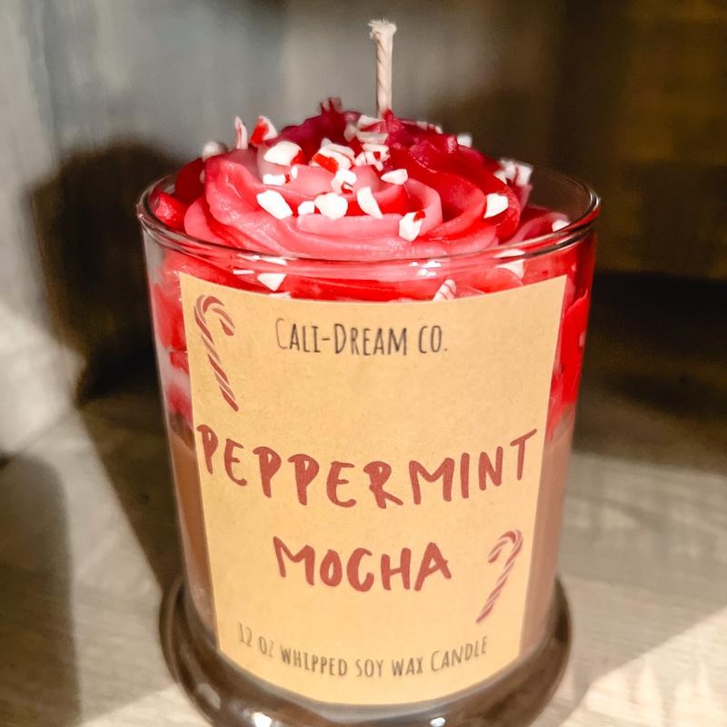 Peppermint Mocha Whipped Candle