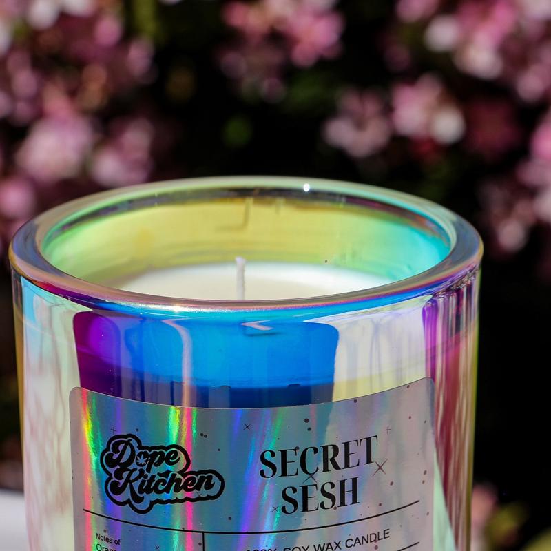 Secret Sesh soy candle by Dope Kitchen Decor Scented