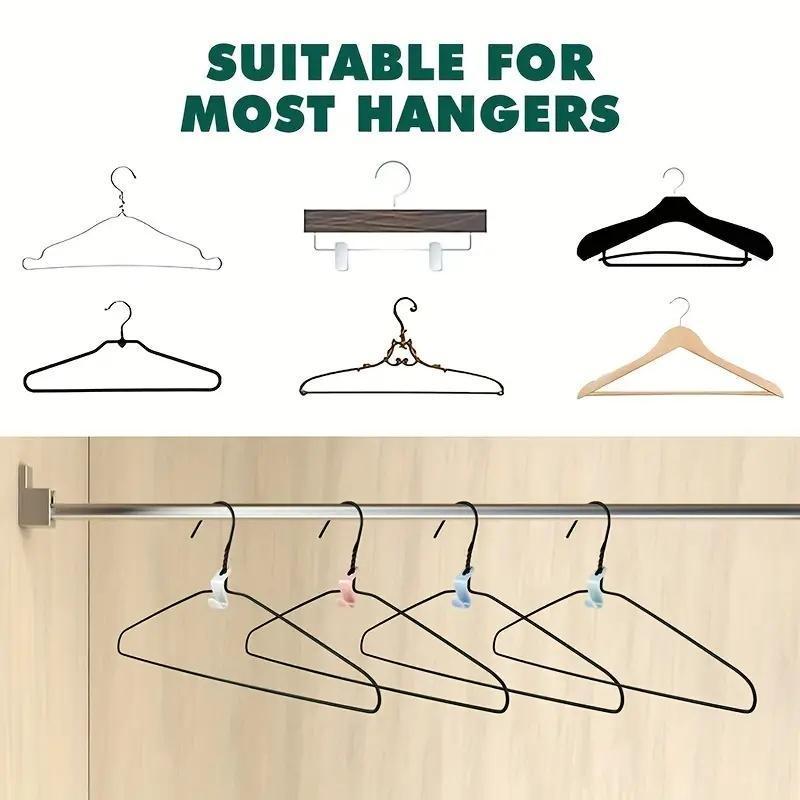 100PCS Clothes Hanger Connector Hooks,Magic HangerHooks,  Hangers Organizer Smart Closet Space Saver Pack for Closet Space Savers and Organizer Closets