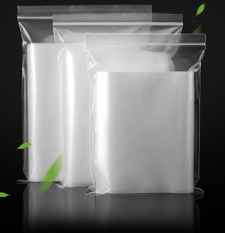 Bling Hiar Transparent PE Self sealing Bag Large Plastic Sealed Bag