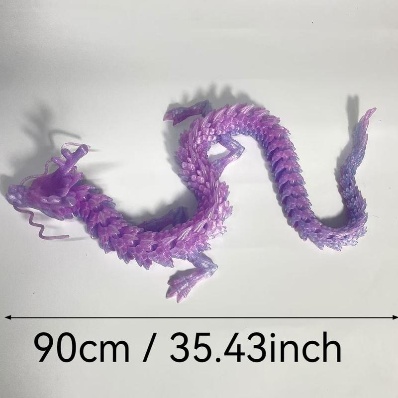 3D Printed Dragon Model, 1 Count Creative Desktop Decoration, Office Desktop Ornament for Holiday Gift, Home Decor