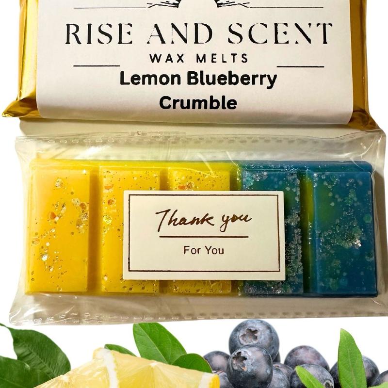 Lemon Blueberry Crumble wax melt bar