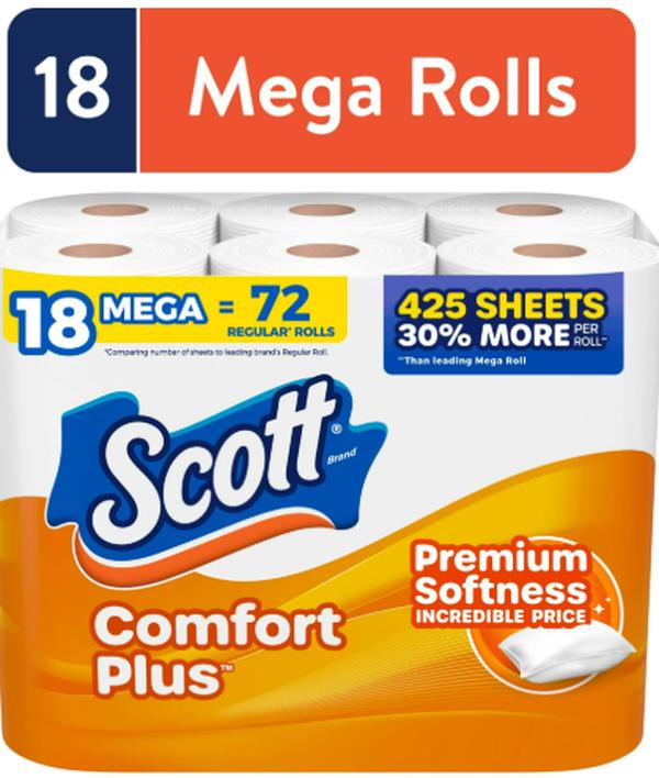 Scott 1000 Toilet Paper, 36 Rolls, 1,000 Sheets per Roll