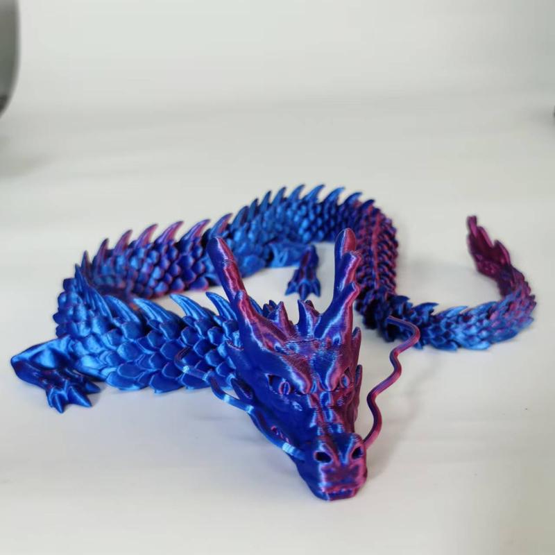 3D Printed Dragon Model, 1 Count Creative Desktop Decoration, Office Desktop Ornament for Holiday Gift, Home Decor