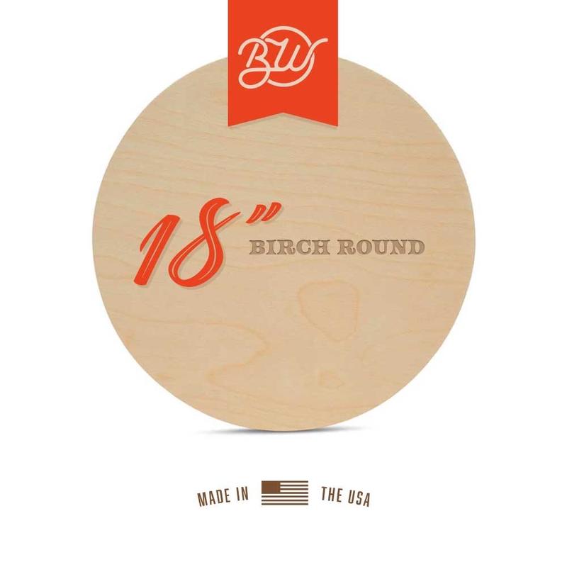 10 PACK of 18INCH BIRCH PLYWOOD ROUNDS