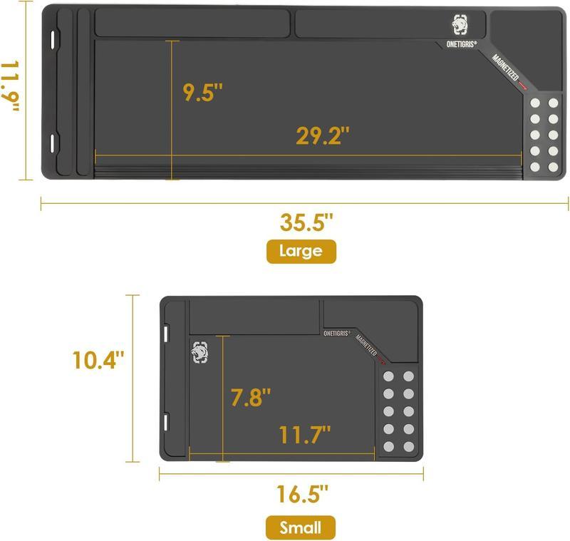 OneTigris Cleaning Mat with Magnetic Dots, Small: 16.5