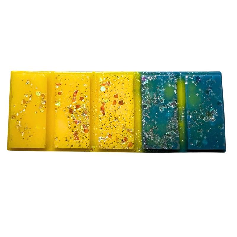 Lemon Blueberry Crumble wax melt bar