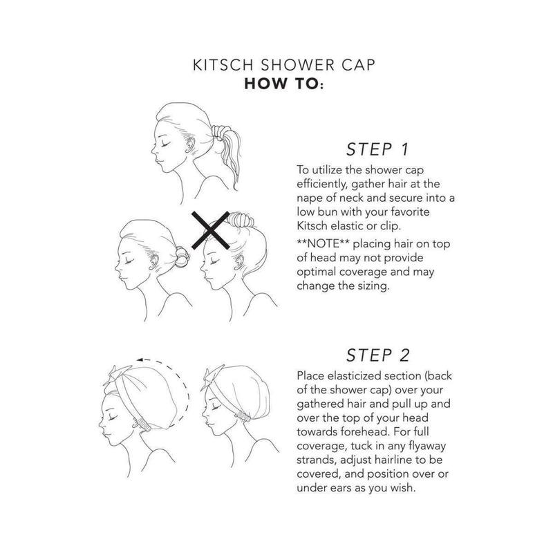 Luxury Shower Cap - Stripe