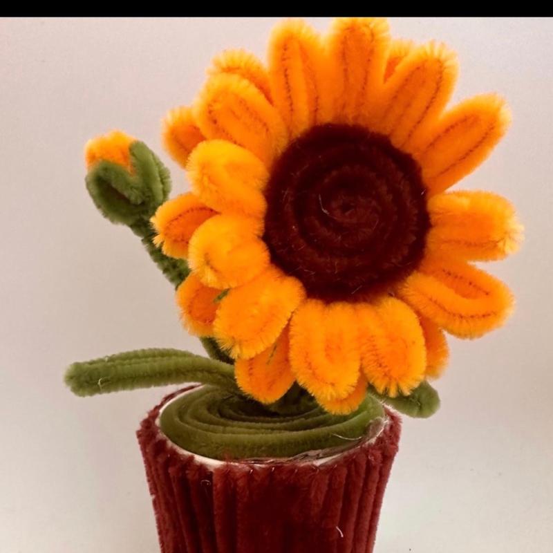 Crochet Flowers Pot Handmade | Decorative